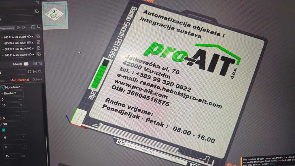 3D print - PROait reklamni materijali